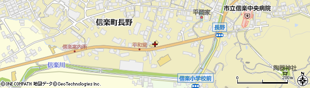 滋賀県甲賀市信楽町長野585周辺の地図