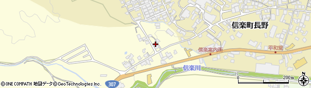 滋賀県甲賀市信楽町西489周辺の地図
