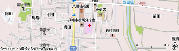 八幡市文化センター 喫茶室周辺の地図