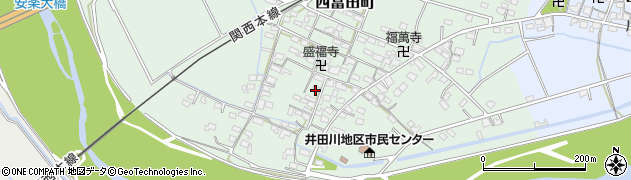 三重県鈴鹿市西冨田町周辺の地図