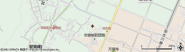 兵庫県小野市昭和町181周辺の地図
