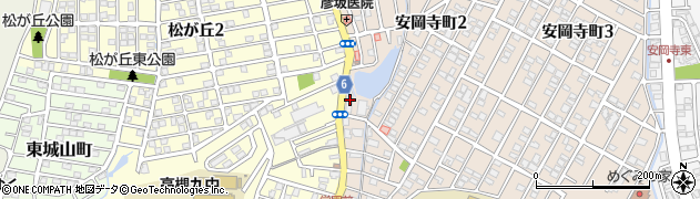 お菓子の木安岡寺店周辺の地図