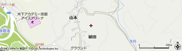 京都府宇治市白川（植田）周辺の地図
