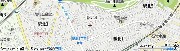 静岡県焼津市駅北周辺の地図