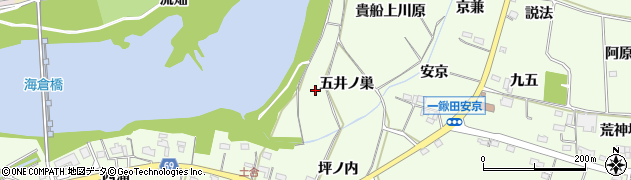 愛知県新城市一鍬田（五井ノ巣）周辺の地図