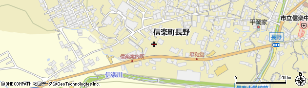 滋賀県甲賀市信楽町長野673周辺の地図