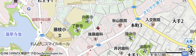 ポリシー・フェイシャル　藤枝店周辺の地図