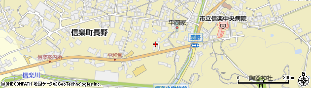 滋賀県甲賀市信楽町長野565周辺の地図