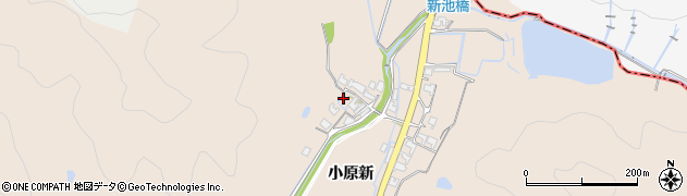 兵庫県姫路市飾東町小原新190周辺の地図