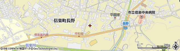 滋賀県甲賀市信楽町長野606周辺の地図