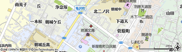 愛知県西尾市新屋敷町66周辺の地図