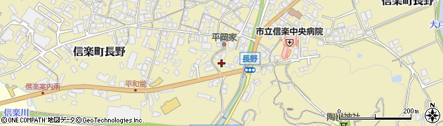 滋賀県甲賀市信楽町長野538周辺の地図