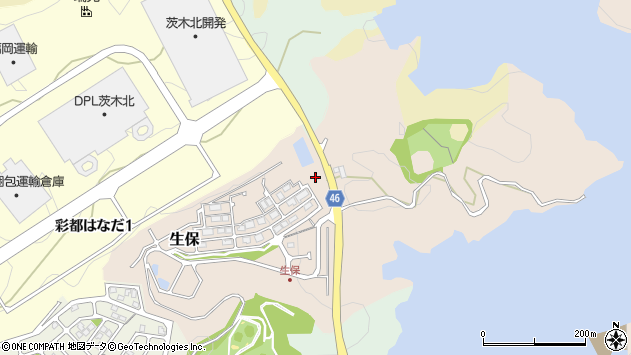 〒568-0092 大阪府茨木市生保の地図