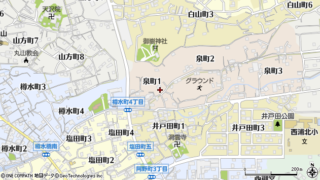 〒479-0811 愛知県常滑市泉町の地図