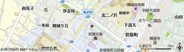 愛知県西尾市新屋敷町83周辺の地図
