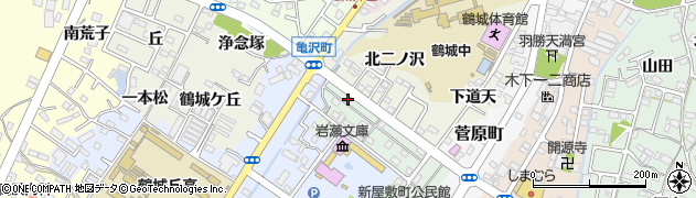 愛知県西尾市新屋敷町69周辺の地図