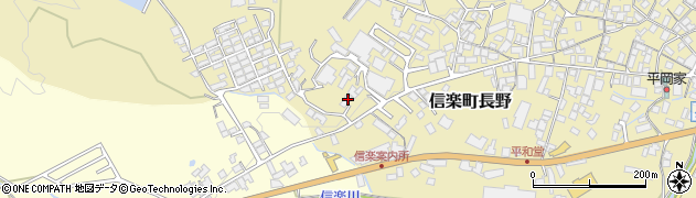 滋賀県甲賀市信楽町長野706周辺の地図