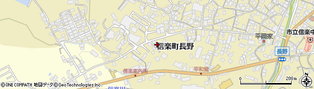 滋賀県甲賀市信楽町長野687周辺の地図