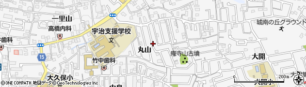 京都府宇治市広野町（丸山）周辺の地図