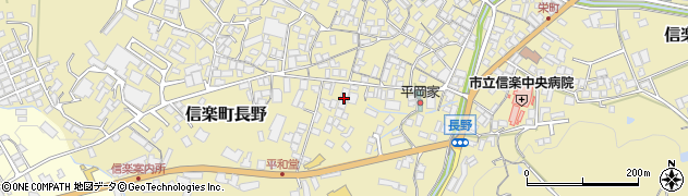 滋賀県甲賀市信楽町長野592周辺の地図
