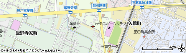 三重県鈴鹿市神戸3丁目20周辺の地図