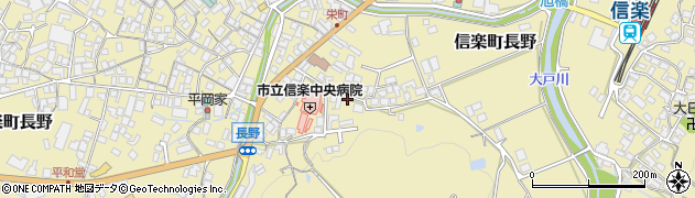 滋賀県甲賀市信楽町長野429周辺の地図