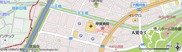 株式会社京丸　クリーニング事業部シルキィ大覚寺店周辺の地図