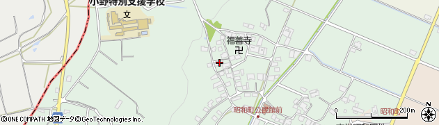 兵庫県小野市昭和町385周辺の地図