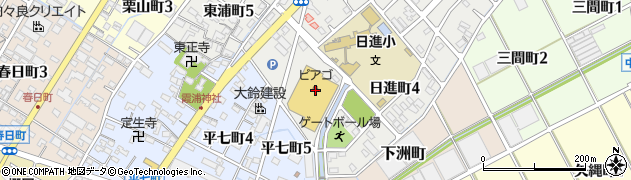 ボンアーデルヤマキピアゴ碧南東店周辺の地図