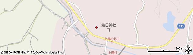 滋賀県甲賀市甲南町上馬杉1468周辺の地図