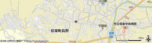 滋賀県甲賀市信楽町長野599周辺の地図