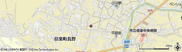 滋賀県甲賀市信楽町長野830周辺の地図