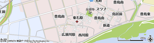 愛知県新城市豊島（東石原）周辺の地図