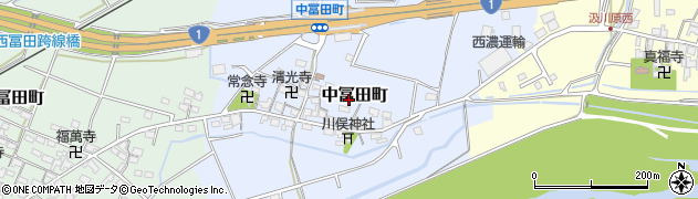三重県鈴鹿市中冨田町周辺の地図