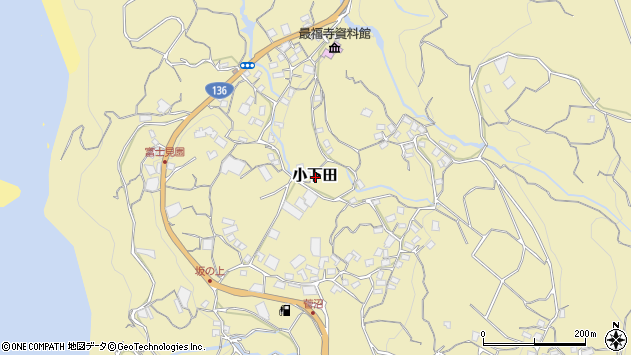 〒410-3304 静岡県伊豆市小下田の地図
