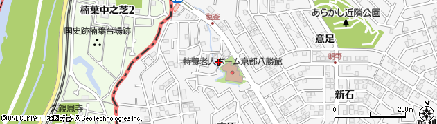 京都府八幡市橋本塩釜周辺の地図