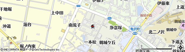 愛知県西尾市鶴城町丘周辺の地図