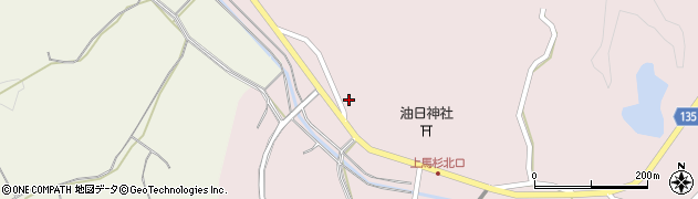 滋賀県甲賀市甲南町上馬杉1496周辺の地図