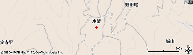 京都府宇治田原町（綴喜郡）禅定寺（水釜）周辺の地図