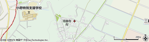 兵庫県小野市昭和町405周辺の地図