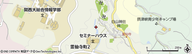 大阪府高槻市霊仙寺町周辺の地図