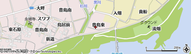 愛知県新城市豊島（東）周辺の地図