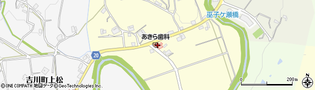 兵庫県三木市吉川町長谷72周辺の地図