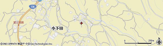 静岡県伊豆市小下田1448周辺の地図