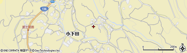 静岡県伊豆市小下田1452周辺の地図