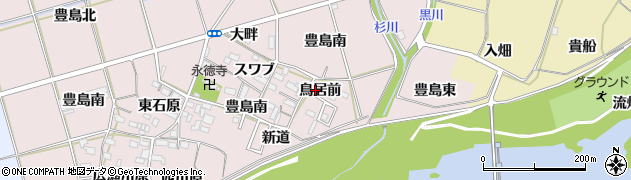 愛知県新城市豊島（鳥居前）周辺の地図