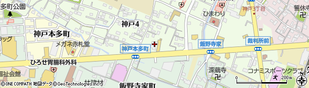 三十三銀行鈴鹿中央支店周辺の地図