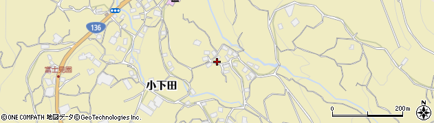 静岡県伊豆市小下田1455周辺の地図