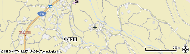 静岡県伊豆市小下田1457周辺の地図