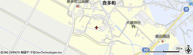 兵庫県小野市喜多町337周辺の地図